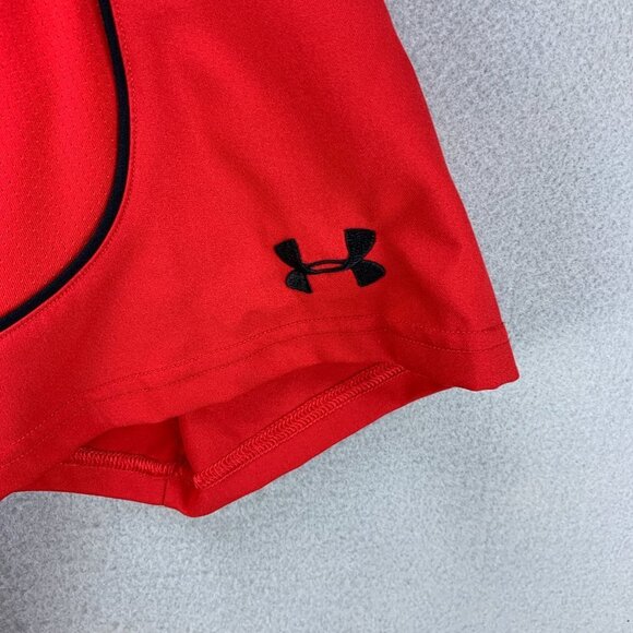 Under‎ Armour Mens Golf Polo Shirt Extra Large Red Performance TPC Sawgrass - Picture 3 of 12